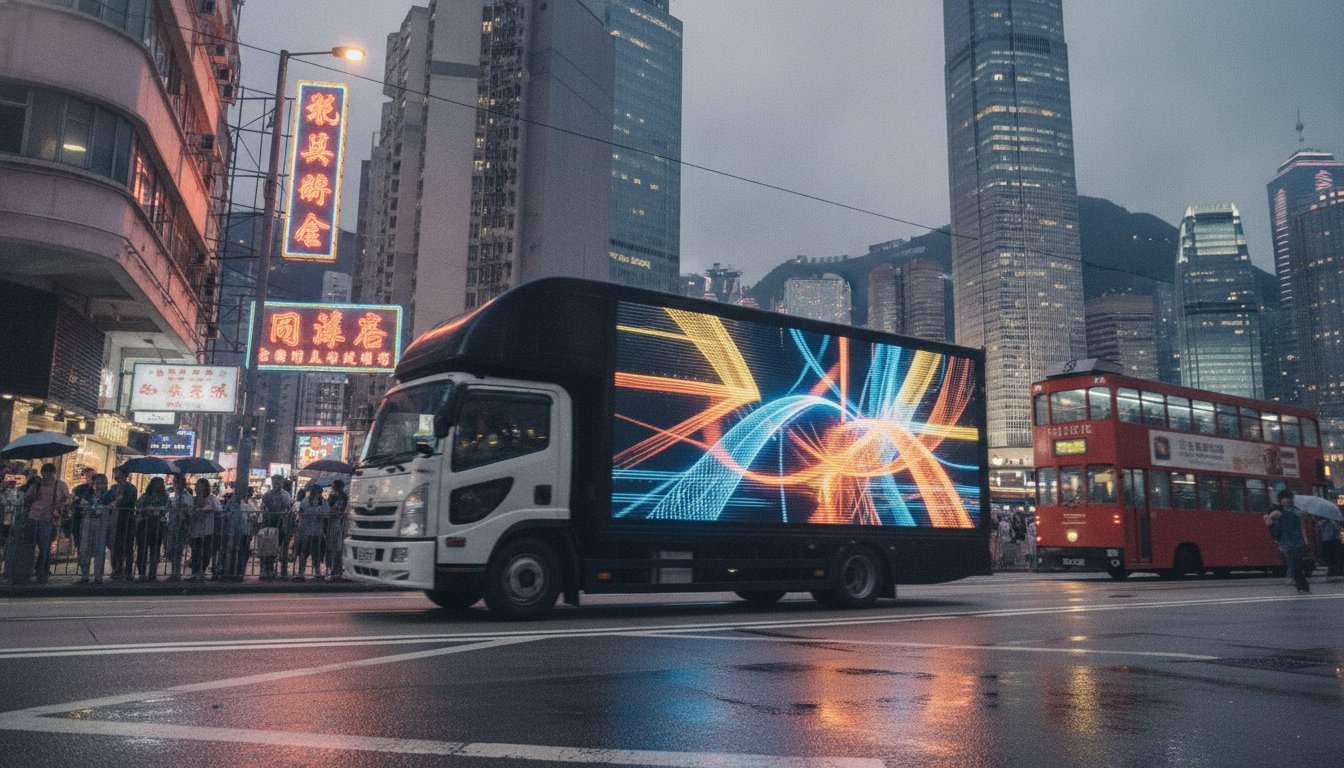 廣告貨車設計與製作指南：提升流動 LED 廣告車曝光率的專業策略